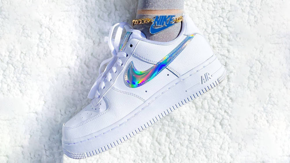 Nike Air Force 1 White iridescent Nike Air Force 1 White iridescent
