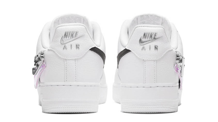 Nike Air Force 1 Zip-On Swoosh White back