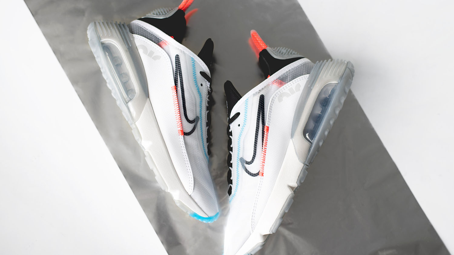 air max 2090 pure platinum on feet