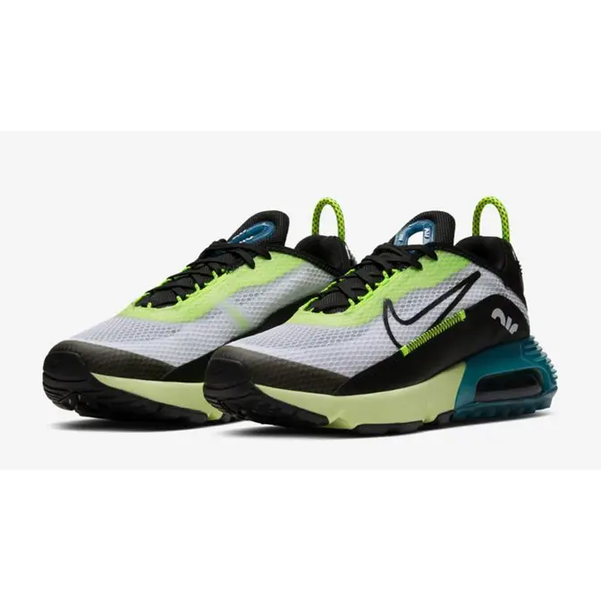 Nike air max on sale 2090 black white volt