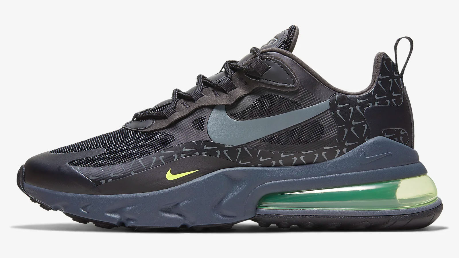 Nike Air Max 270 React Black Swoosh