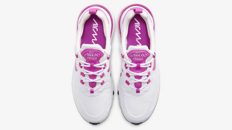 Nike Air Max 270 React White Fire Pink