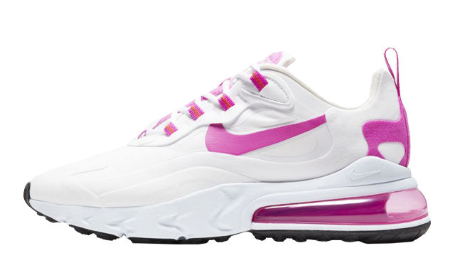Nike Air Max 270 React White Fire Pink