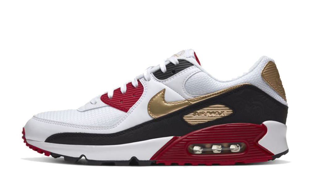 Nike Air Max 90 Chinese New Year 2020 White Metallic Gold - Where To Buy -  CU3005-171 | The Sole Supplier