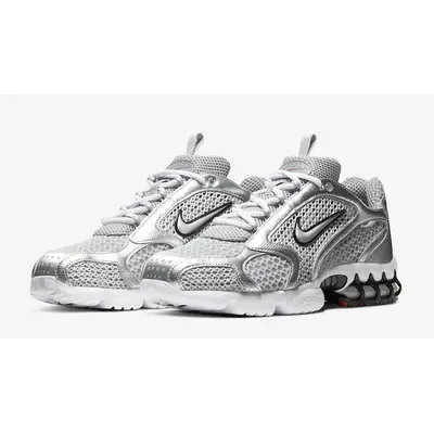 Nike Air Zoom Spiridon Cage 2 Metallic Silver Front