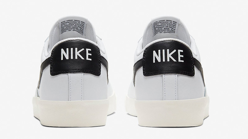 nike blazer low white and black