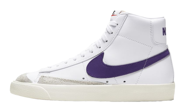 Nike Blazer Mid 77 White Voltage Purple
