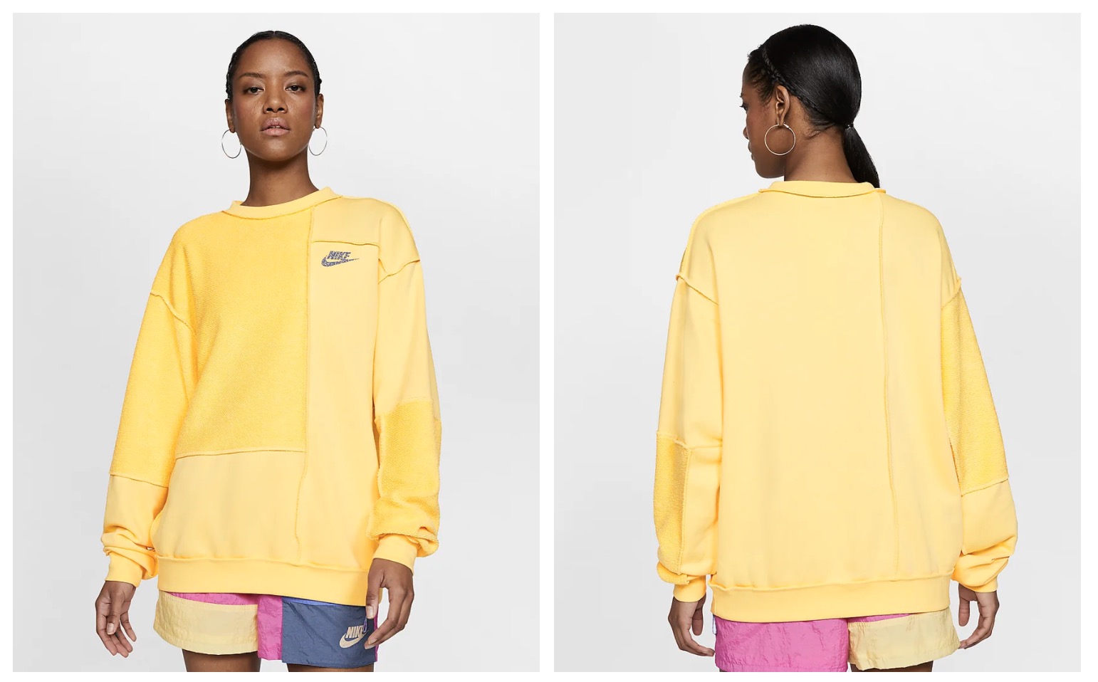 Nike Fleece Crew Icon Clash Topaz Gold