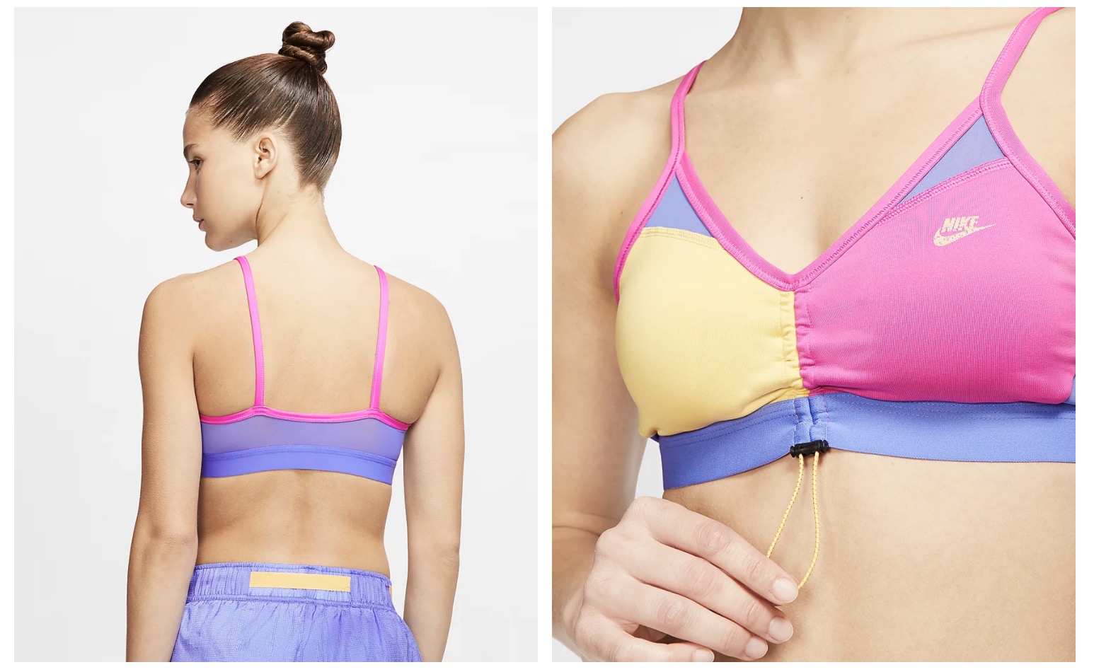 Nike Indy Sports Bra Icon Clash Fire Pink