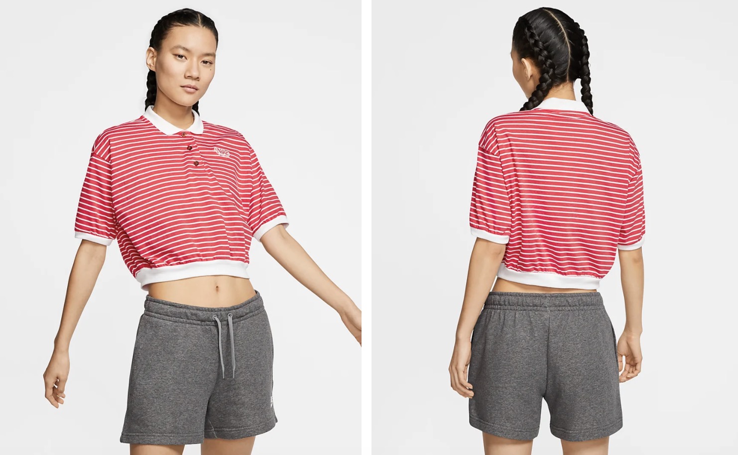 Nike Logo top red white