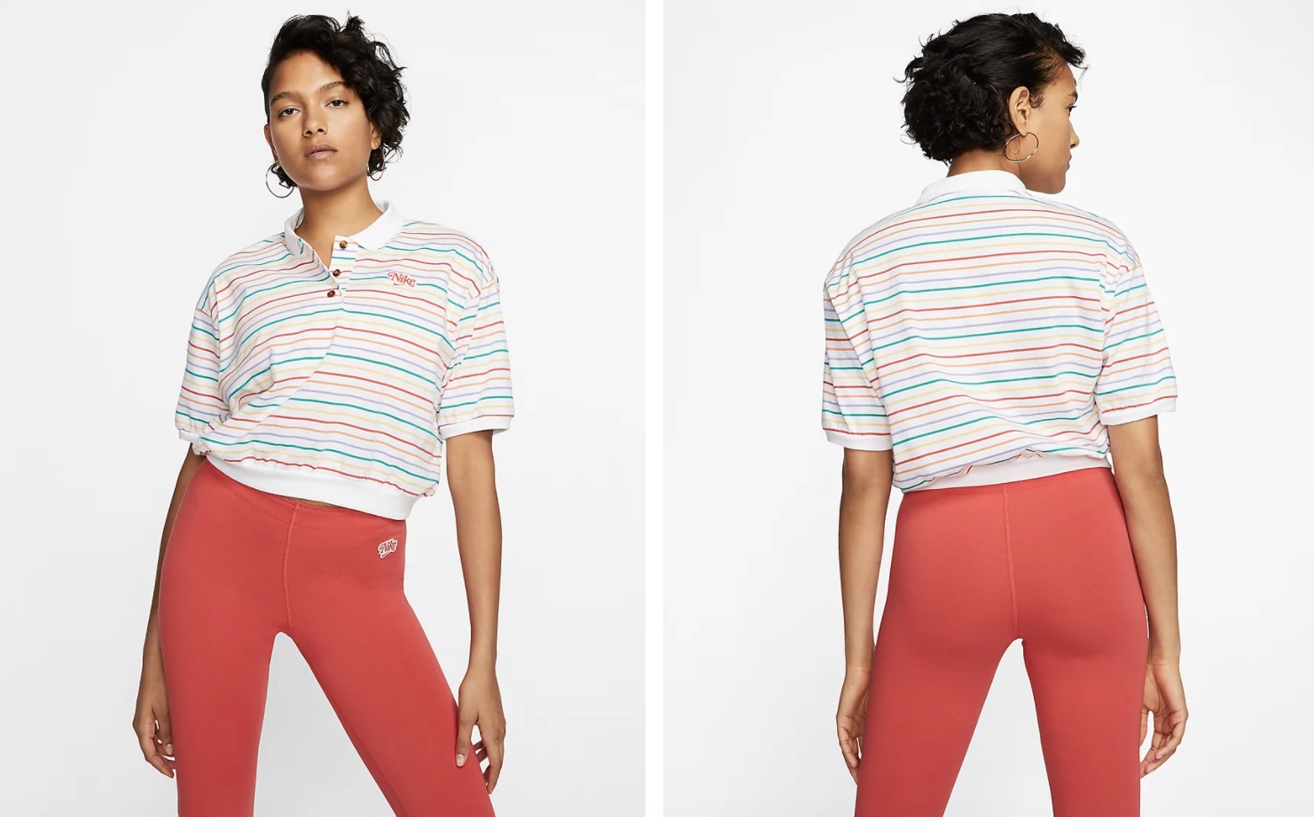 Nike Logo top white multi