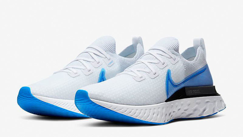Nike React Infinity Run Flyknit White Photo Blue CD4371-101 front