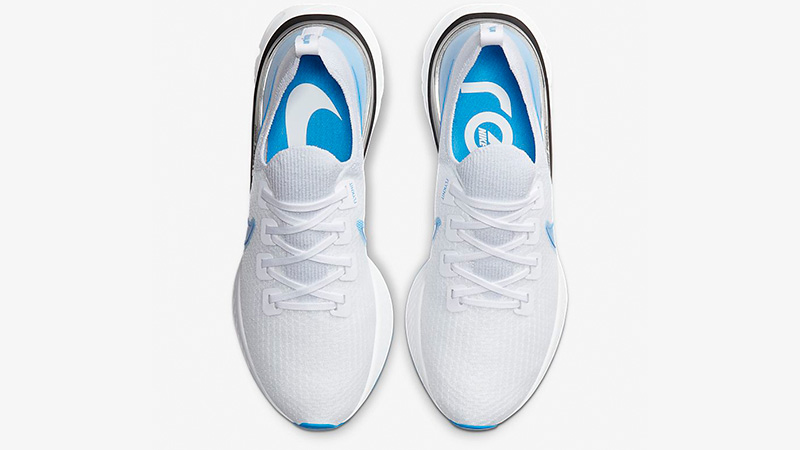 Nike React Infinity Run Flyknit White Photo Blue CD4371-101 middle