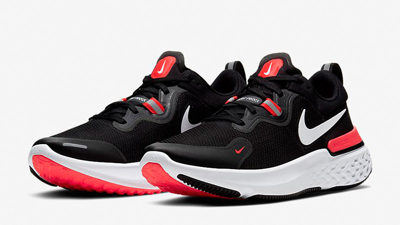 Nike React Miler Black Crimson CW1777-001 front