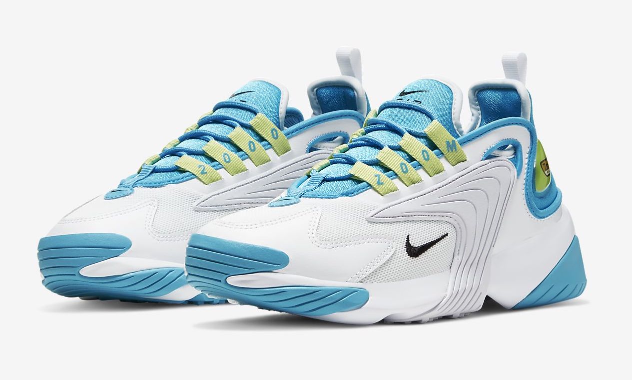 Nike Zoom 2K White Blue Fury frnot