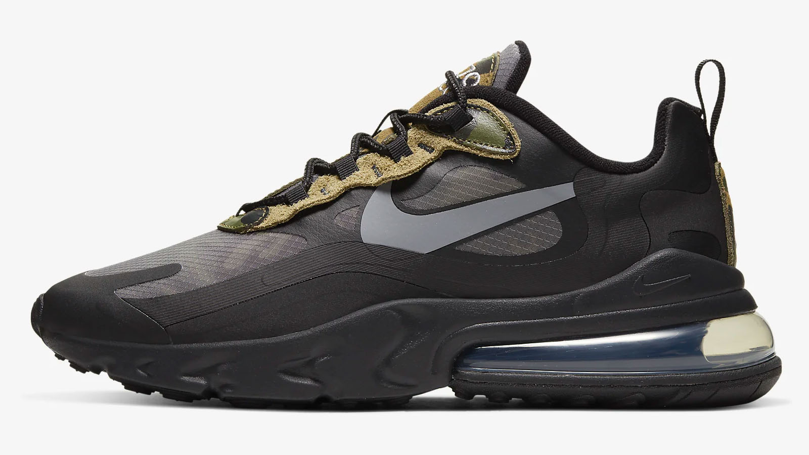 Nike air max 270 react black gold