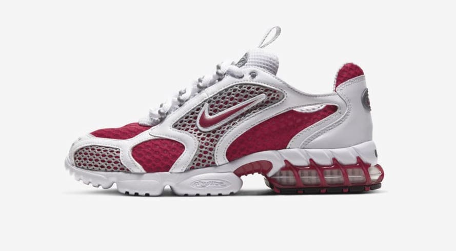 Nike air-zoom-spiridon-cage-2-cardinal-red side