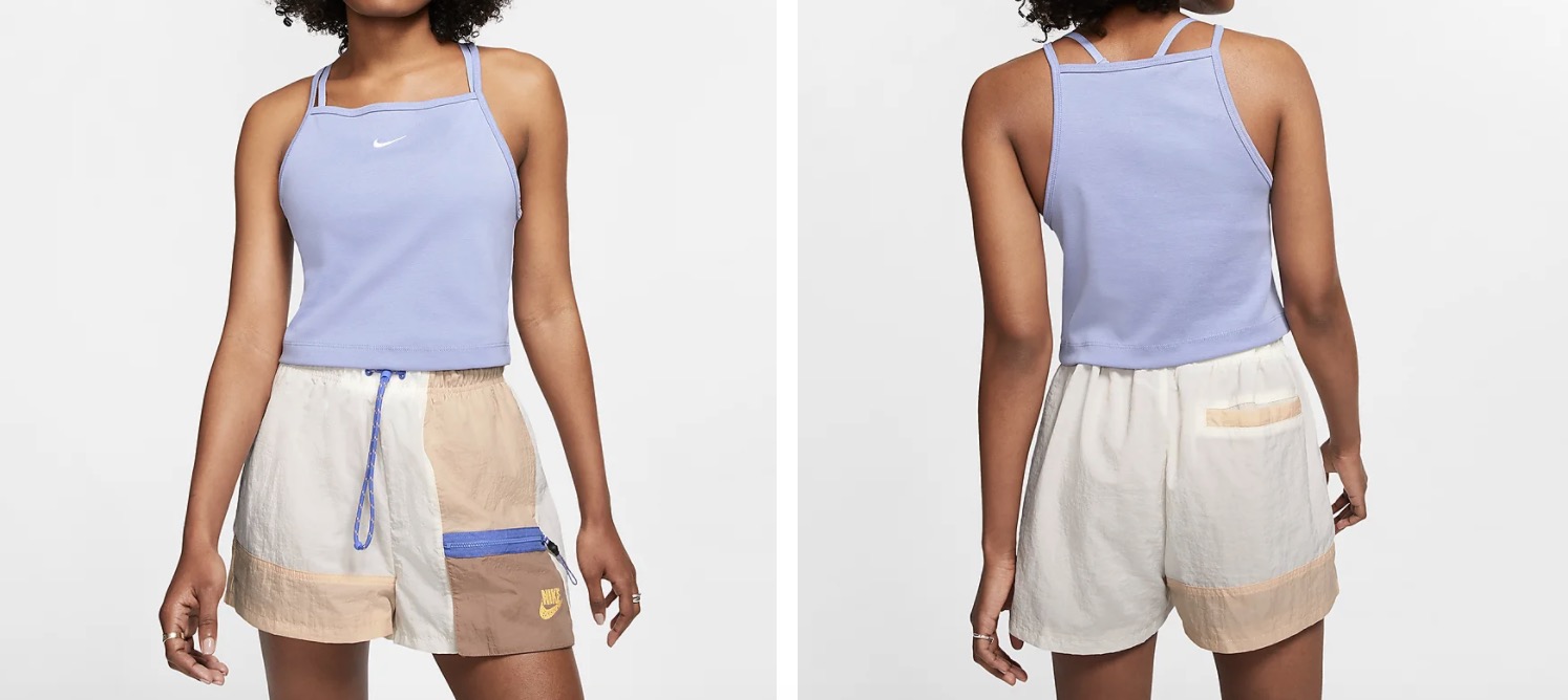Nike sportswear essentials tank purple