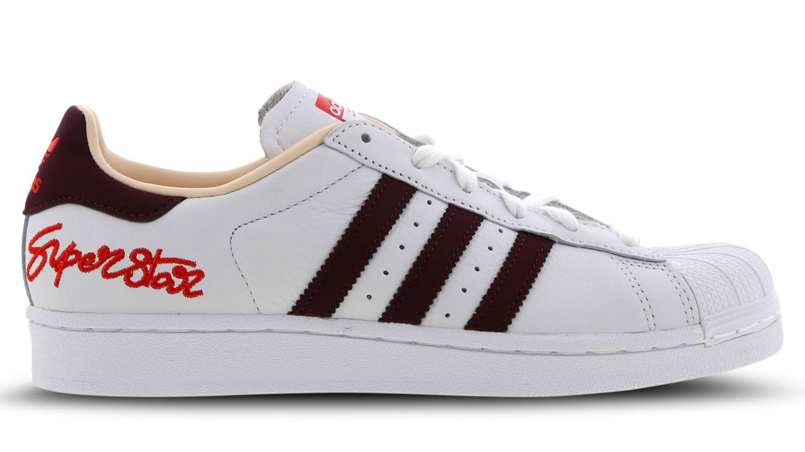 Scripted embroidery adidas superstar