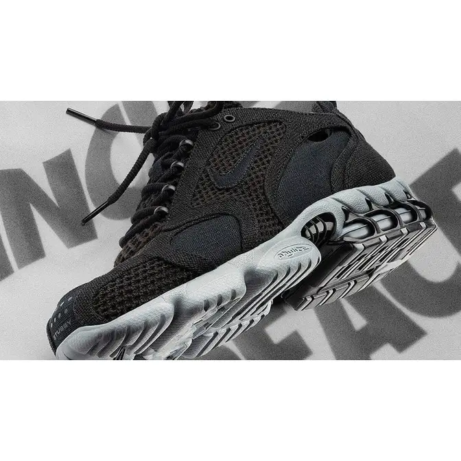 Stussy x Nike Nike Air Jordan 1 Mid Chutney Taxi Wome Cage 2 Black Grey Lifestyle Side