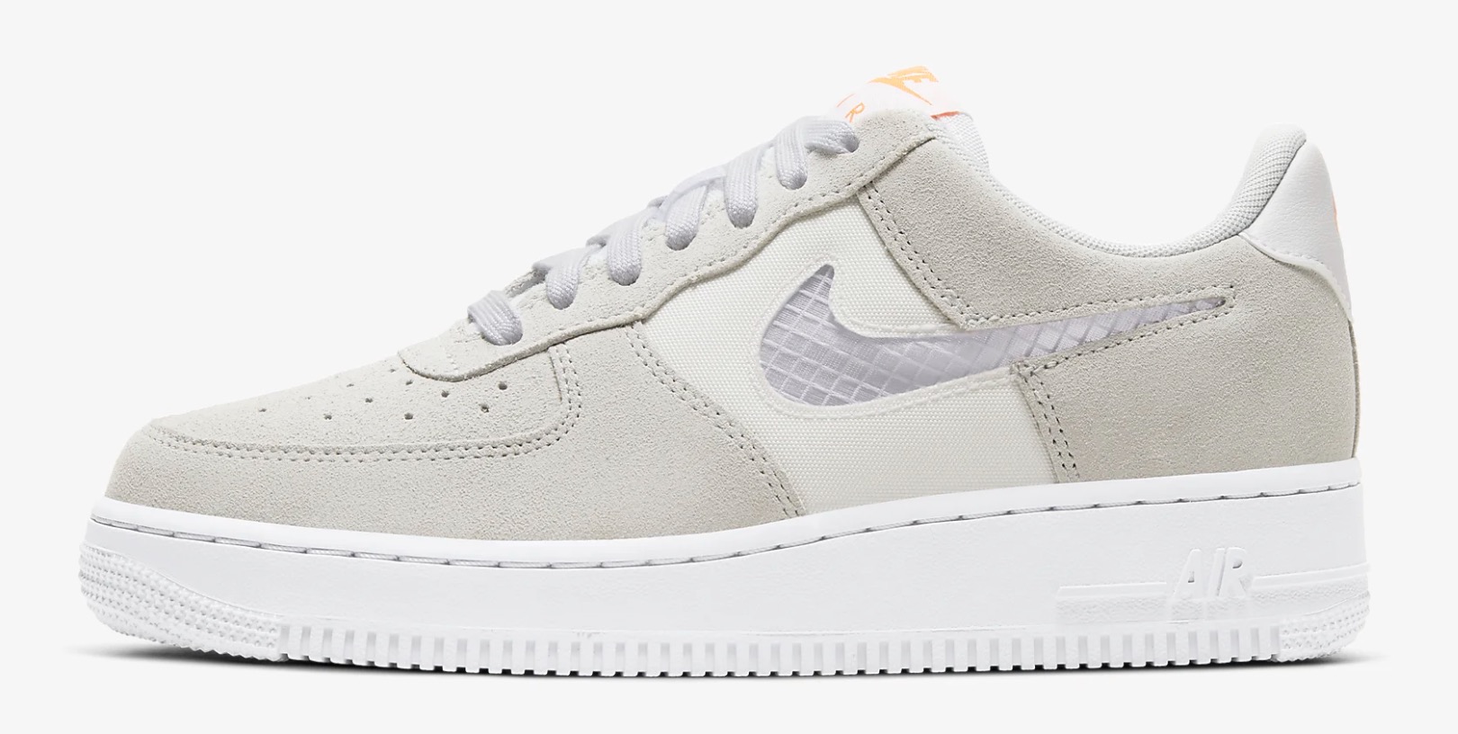 The Latest Nike Air Force 1 Is Nothing But Premium In Platinum And Hyper Crimson