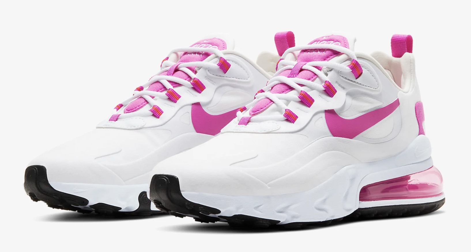 This Minimal Fire Pink & White Air Max 270 React Just Landed At Nike 3