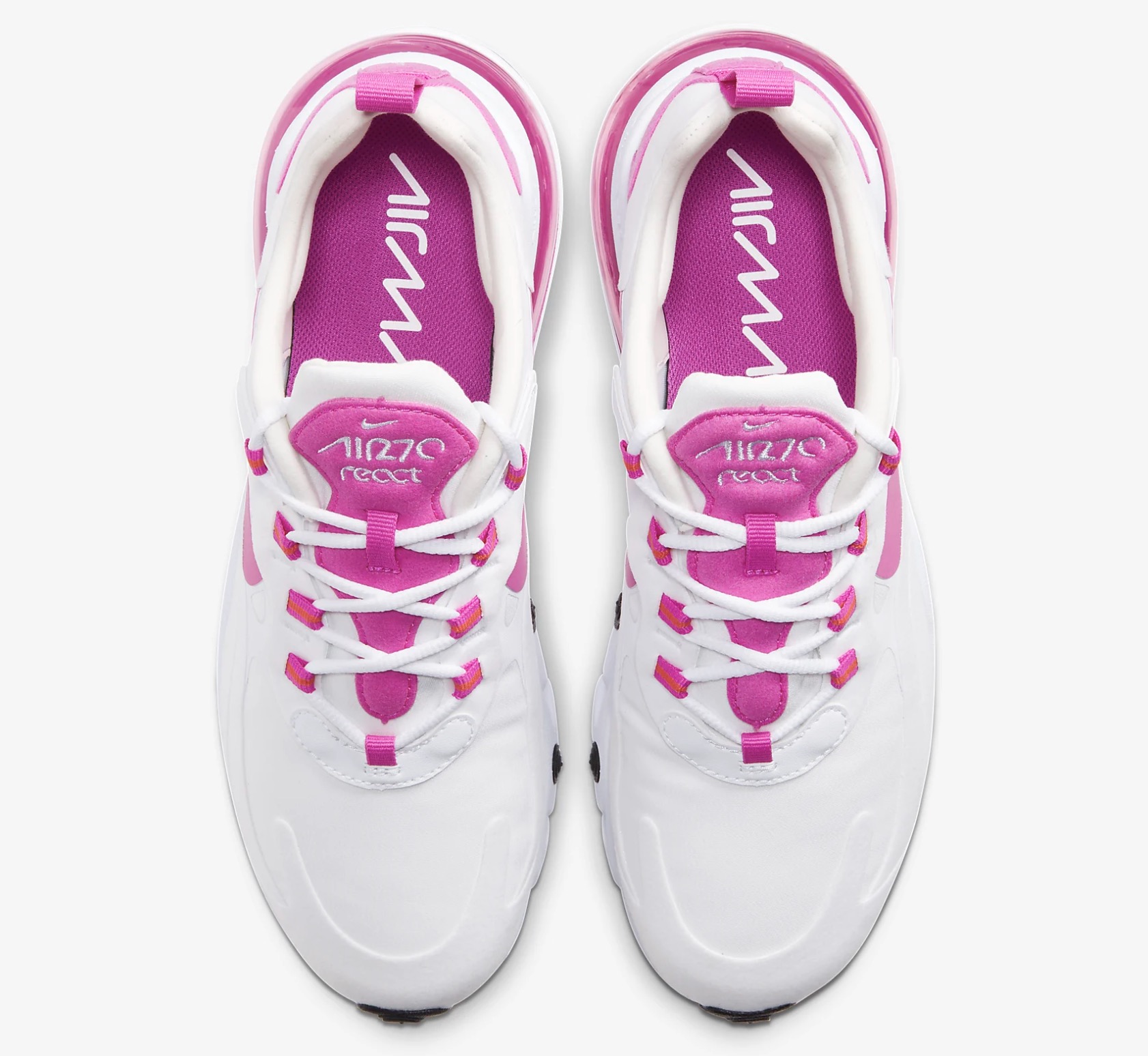 This Minimal Fire Pink & White Air Max 270 React Just Landed At Nike