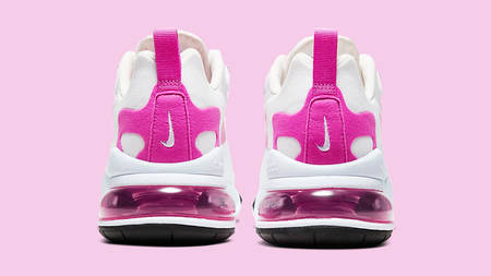 This Minimal Fire Pink & White Air Max 270 React Just Landed At Nike This Minimal Fire Pink & White Air Max 270 React Just Landed At Nike