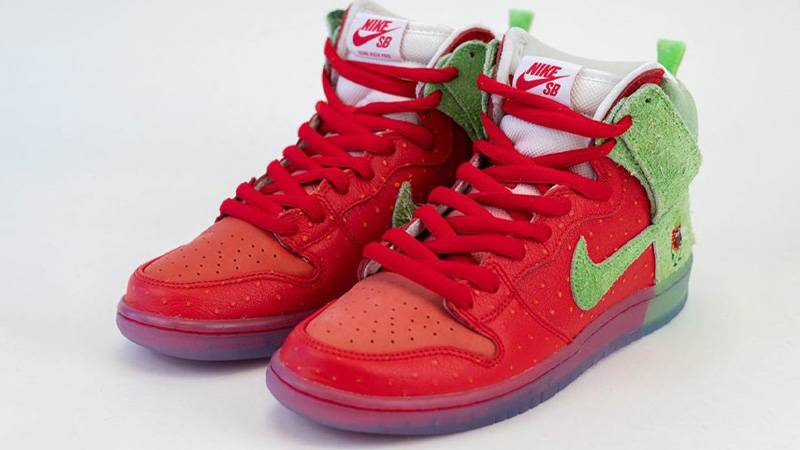 Todd Bratrud x Nike SB Dunk High Strawberry Cough Red | Where To