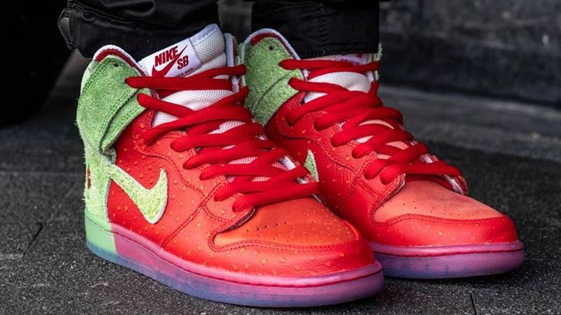 Todd Bratrud x Nike SB Dunk High Strawberry Cough Red | Where To