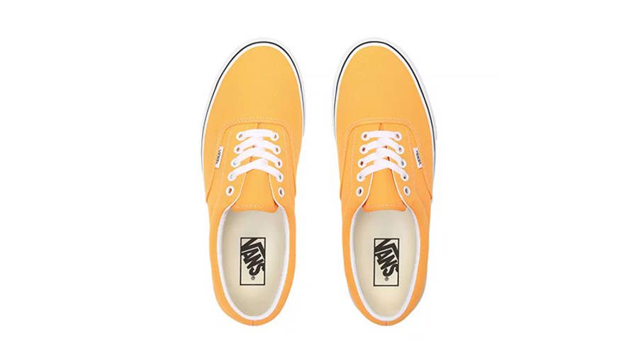 vans era neon orange