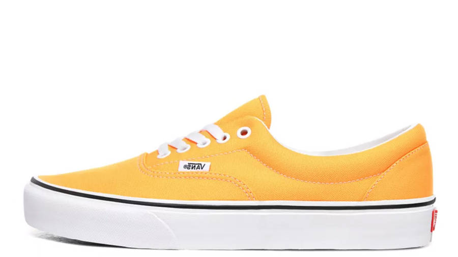 vans era neon orange