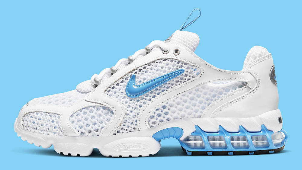 Image via Nike The Nike Zoom Spiridon Cage 2 "University Blue" is Super Clean