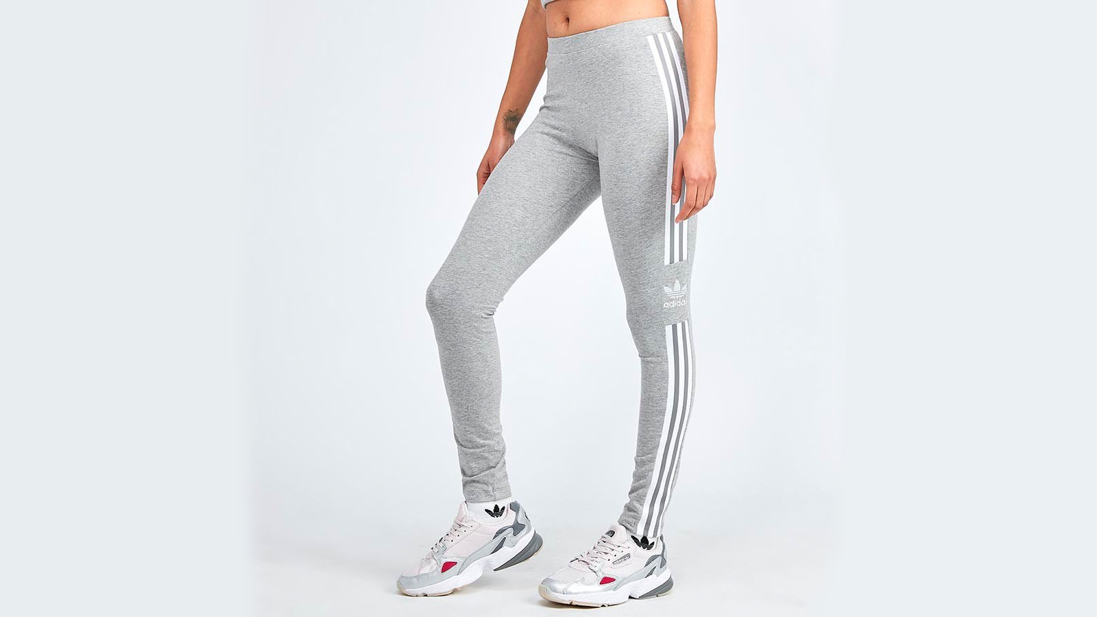 adidas Originals Womens 3-Stripes Legging grey