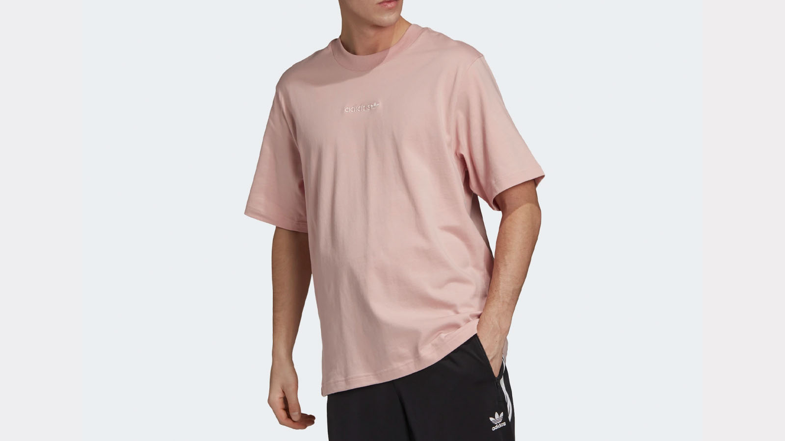 adidas pink pastel tee