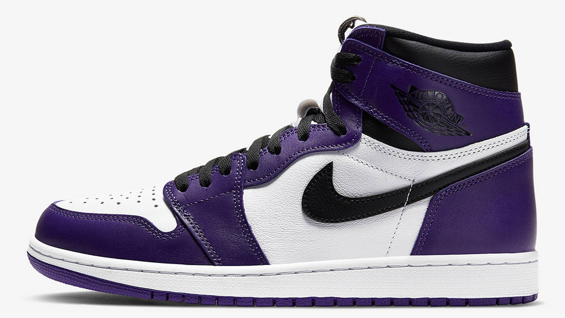 foot locker jordan 1 purple