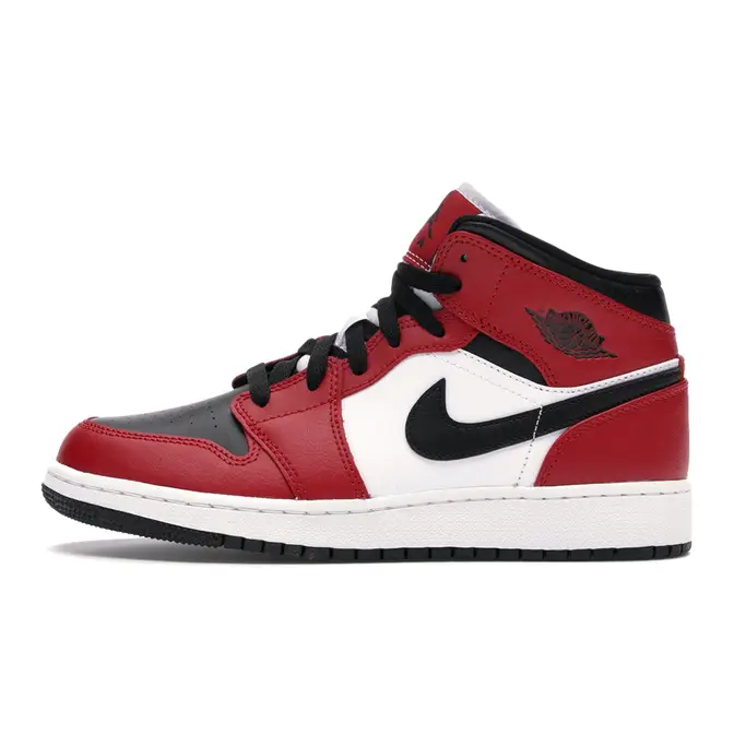 Air Jordan 1 Mid Black Toe Chicago GS | Where To Buy | 554725-069 | The ...