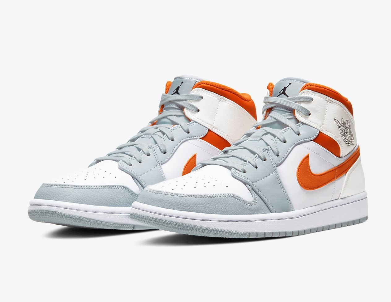 orange air jordan 1 mid