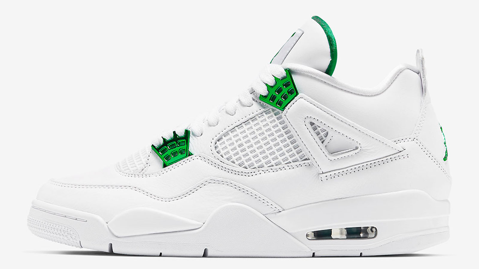 air jordan 4 metallic green