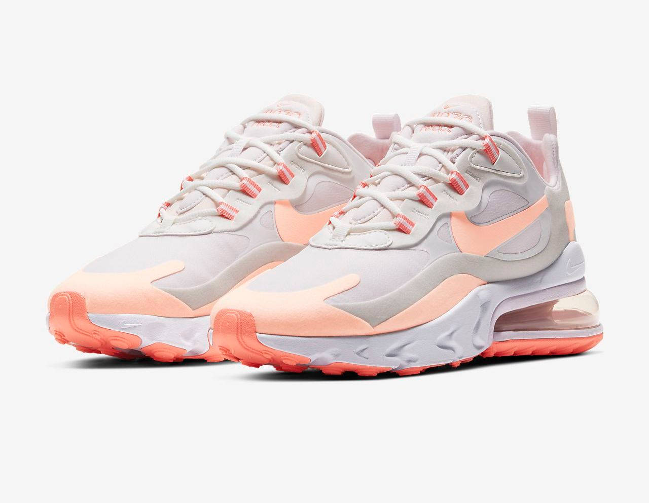 nike air max 270 react white crimson