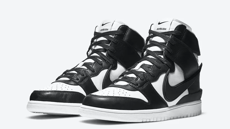 Raffles For The AMBUSH x Nike Dunk High Black White Have Launched 