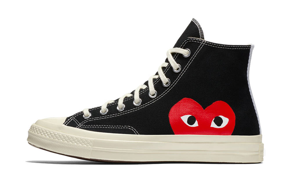 Comme des Garcons Play x Converse All Star Chuck Taylor Heart Black