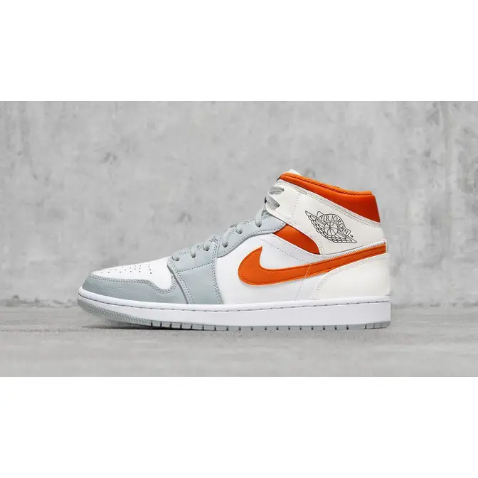 Air jordan 1 hot sale mid starfish orange