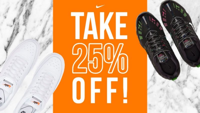 nike 25 off