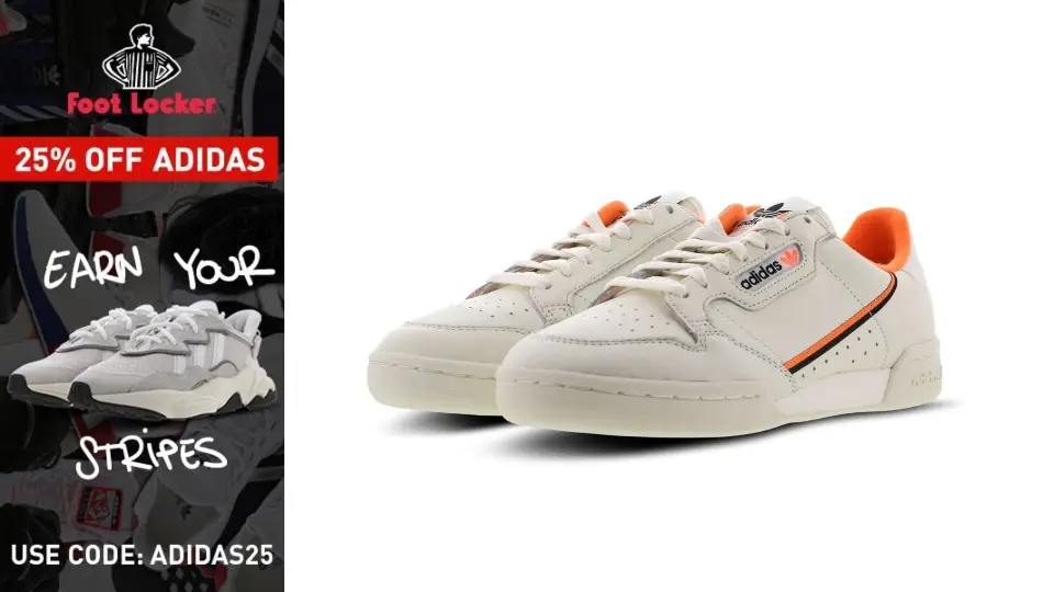 foot locker adidas continental 80