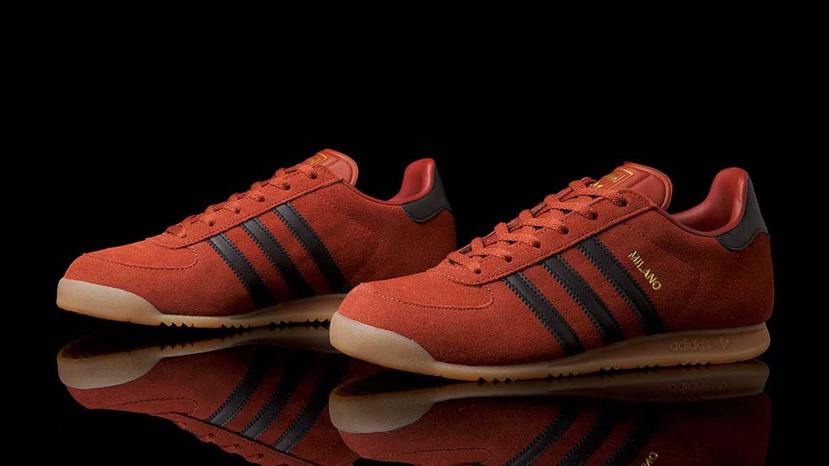 adidas milano red trainers