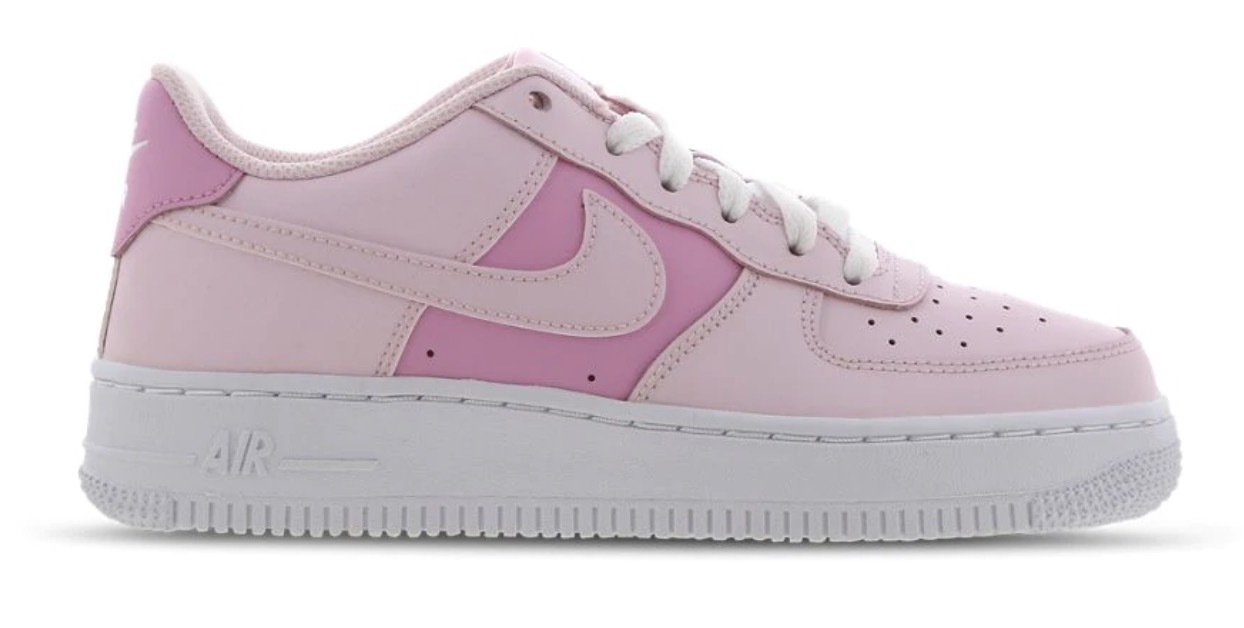 nike air force 1 pink white