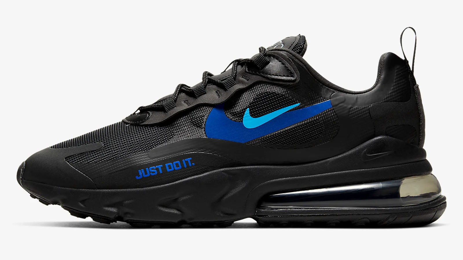 nike air max 270 react black blue