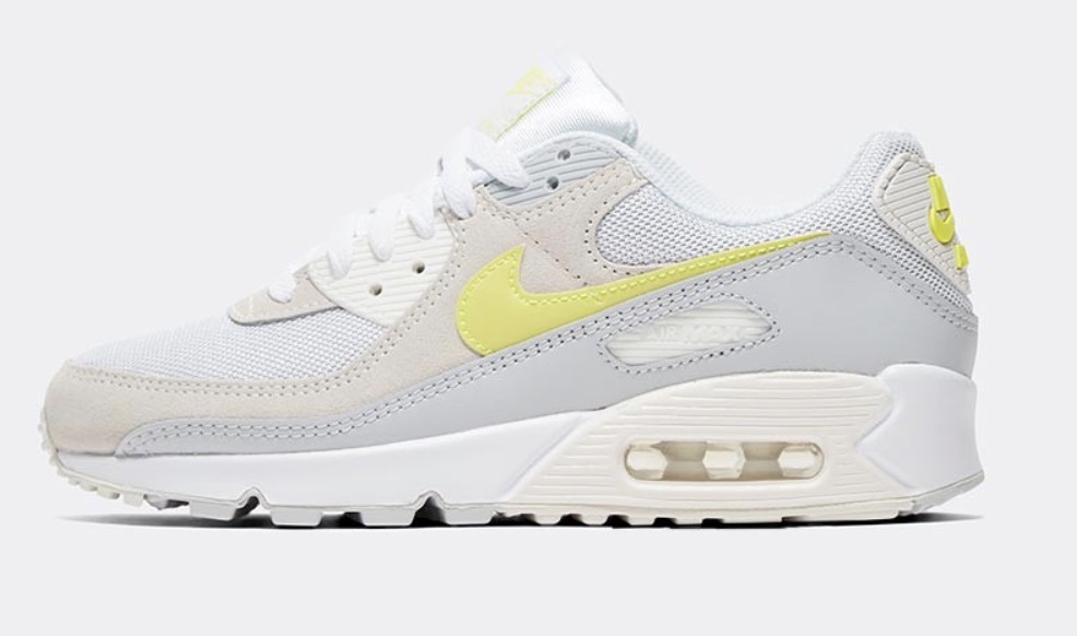 nike air max 90 white yellow