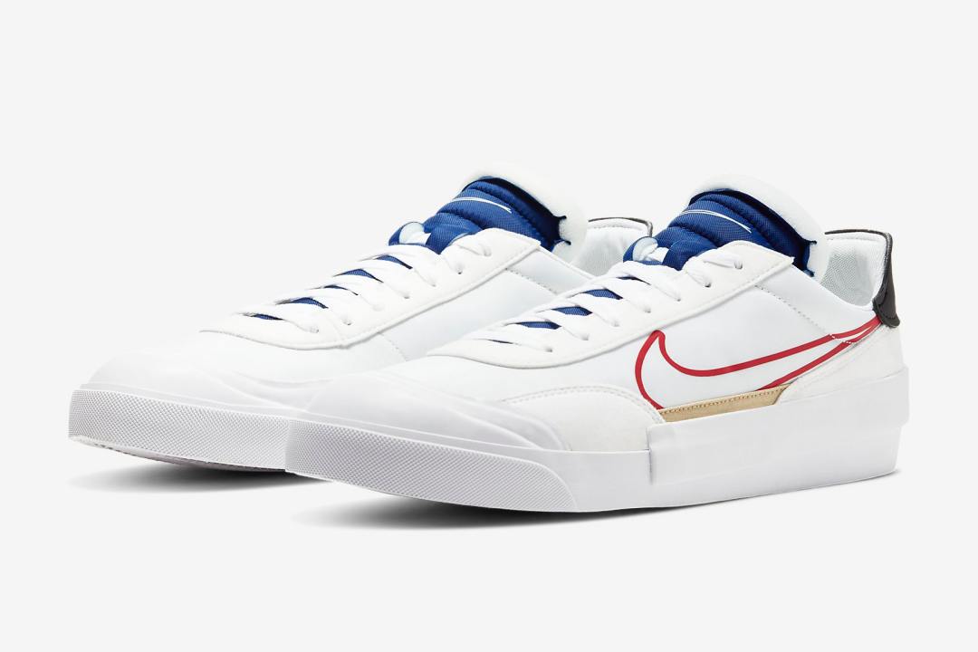 nike drop type white